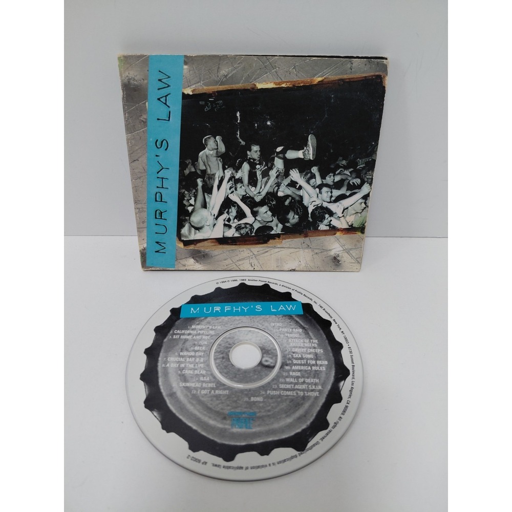 Murphy's Law - Self-Titled/Back With A‎ Bong CD (1994, Profile Records)